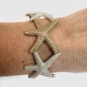 Starfish Gold and Silver Bracelet